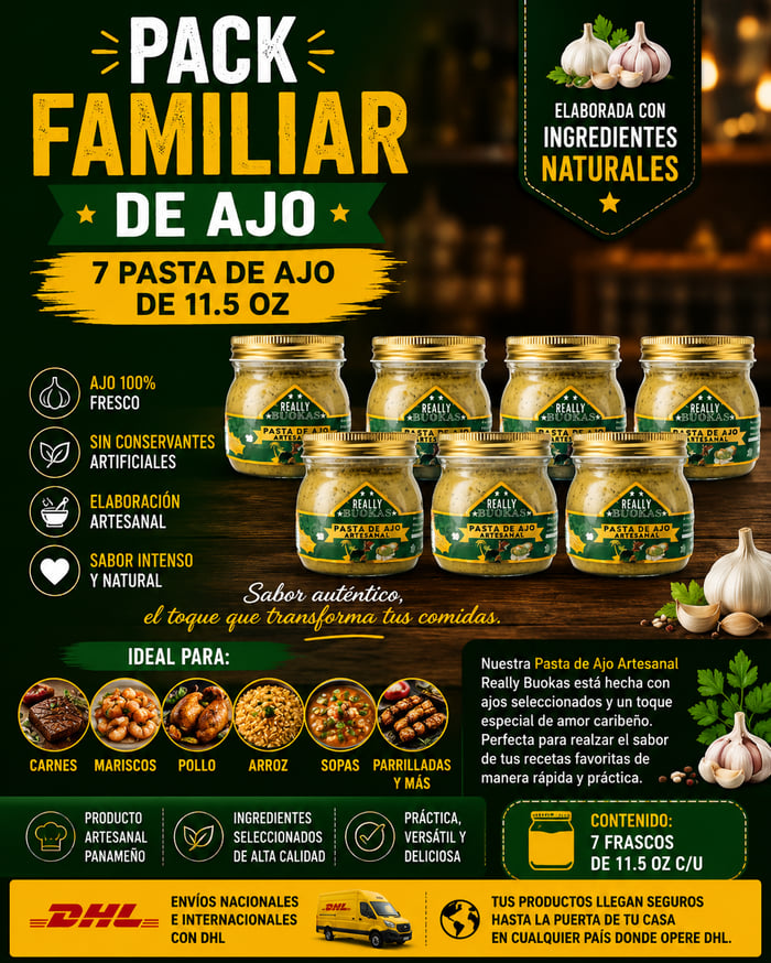 Pack Familiar de Ajo x7 image